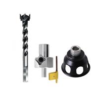 NiuLumea Ensemble de repères verticaux pour le travail du bois, pour guide de perçage en alliage d'aluminium CNC avec bagues de 19 mm et 20 mm, outil d'alignement pour projets de bricolage