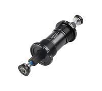 NiuLumea Ensemble de roulements de pédalier de VTT avec tige en acier chromé, coque de 73 mm, cône carré 12,6 mm, pour cadre de 68 mm, longueurs de broche de 103 à 124,5 mm