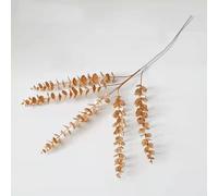 NiuLumea Éventail artificiel d'eucalyptus ginkgo doré pour feuilles et or pour arrangement floral, 85 cm, éventail d'eucalyptus de 68 cm, hortensia de 65 cm, pour plantes artificielles en plastique