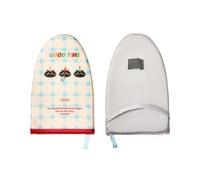 NiuLumea Gants résistants à la chaleur pour planche à repasser à main épais 15 x 24 cm, éponge de coton multicouche, maille fer et vapeur, avec résistance 200, design portable, blanc