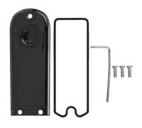 NiuLumea Housse imperméable pour tableau de bord Ninebot MAX - Silicone et protection du panneau de commande en plastique, adaptée aux rainures des boutons, remplace l'ancienne housse (noir, 9,5 x 3,5