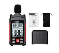 NiuLumea HT602B Bruitomètre avec rétroéclairage LCD, pondération A/C, sonomètre portable, mesure du son de 30 à 130 dB, max/min pour les salles de t la vie
