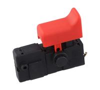 NiuLumea Interrupteur de contrôle de vitesse GSB13RE GSB16RE Perceuse électrique Outil électrique pour gâchette en plastique Remplacement avec vitesse variable et fonction de verrouillage momentané