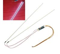 NiuLumea Kit de bande de rétroéclairage LED 490 mm avec écran LCD CCFL de 55,9 cm, mise à jour du moniteur LED avec carte pilote et câble