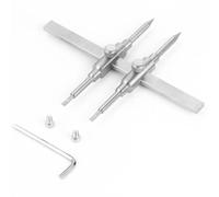 NiuLumea Kit de clé à objectif professionnel pour réparation d'appareil photo, télescope et microscope - Réglable pour l'entretien en acier inoxydable - Argent