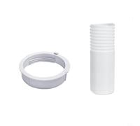 NiuLumea Kit de connecteur de tuyau d'échappement portable pour climatiseur Midea, PP ABS et adaptateur d'aération