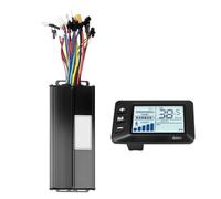 NiuLumea Kit de contrôleur et d'affichage sans balais 36 V/48 V/52 V 35 A 1500 W électrique pour vélo scooter, écran LCD GD01, protocole 02OMD, noir