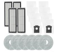 NiuLumea Kit de rechange Cecotec pour Conga X100 avec filtres haute efficacité, serpillères et sacs hygiéniques pour aspirateur X-Treme Series (B)