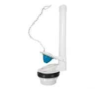 NiuLumea Kit de valve de chasse d'eau en plastique ABS et acier, joint à clapet réglable pour arrêter les fuites, longueur 30 cm (séparé)