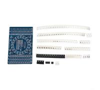NiuLumea Kit d'entraînement à la soudure électronique avec circuit imprimé SMD LED Projet et points de test Amélioration des compétences 90 x 60 mm