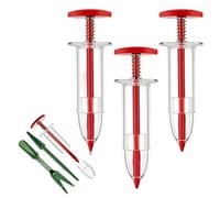 NiuLumea Kit d'épandage manuel efficace avec outils de transplantation pour jardin, compact pour kit de plantation en plastique, 6 pièces incluses