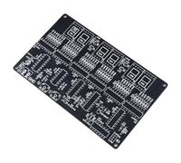 NiuLumea Kit d'horloge de circuit numérique 6 bits pour enseignement et formation, DC 45-55 V, pièces d'horloge électronique avec carte PCB