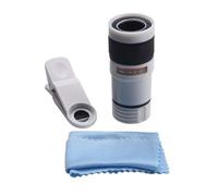 NiuLumea Kit d'objectifs professionnels pour appareil photo avec macro, grand angle, téléobjectif et fisheye pour smartphones, accessoires de photographie mobiles à clipser