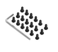 NiuLumea Kit d'outils de vis en acier inoxydable pour scooter électrique Ninebot MAX G2/G30D/G30LP/G65 - 18 vis de couvercle inférieur avec clé 3.0, attaches compactes à tête plate