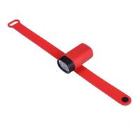 NiuLumea Lampe de poignet LED rechargeable par USB, étanche, 30 g, lampe de sécurité sportive avec sangle réglable, 4 modes pour course de nuit, cyclisme, camping, casque de cheville pour lampe torche