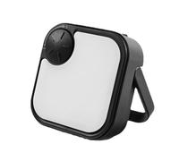 NiuLumea Lanterne solaire multifonction de camping, 750 lumens, lumière LED à intensité variable avec indice IP44, corps ABS, 8 x 8 x 3 cm, vert/blanc/noir