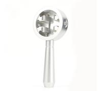 NiuLumea Levier de bouton de vapeur en alliage d'aluminium pour machine à café Breville 870/875/876, compatible avec les modèles Breville 870 875 876, noir/argenté