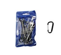 NiuLumea Lot de 10 clés métriques en acier à haute teneur en carbone pour mâchoires plates et espaces restreints, automobile et domestique