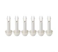 NiuLumea Lot de 10 goupilles et joints d'étanchéité pour piscines Intex à cadre métallique de 4 m à 7,3 m Blanc 60 mm 70 mm