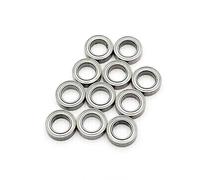 NiuLumea Lot de 10 roulements à billes en acier inoxydable 10 x 15 x 4 mm, taille 6700, ABEC 5, cage HSR