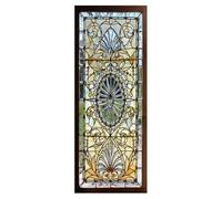 NiuLumea Lot de 2 autocollants muraux 3D en PVC pour porte - 77 x 200 cm - Réutilisable et facile à appliquer