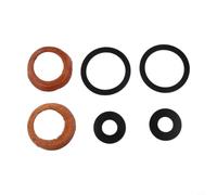 NiuLumea Lot de 2 pièces de rechange pour pompe manuelle de type 75, manchons en cuir marron, diamètre intérieur 53 mm, avec anneaux de piston et joints toriques