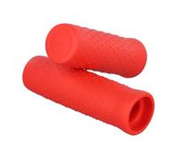 NiuLumea Lot de 2 poignées de guidon en silicone antidérapant pour trottinette électrique Ninebot Max, 127,5 x 35,5 mm, texture prismatique, conditions humides, conduite confortable avec réduction de
