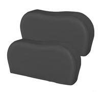 NiuLumea Lot de 2 protections de roues en vinyle robustes pour double essieu pour housses de pneus pour camions, camping-cars, remorques, sacs de rangement résistants au vent et aux UV avec cordon