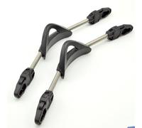 NiuLumea Lot de 2 sangles de rechange antidérapantes en acier inoxydable 304 avec revêtement EPDM TPR, pour Mares Cressi (bleu, noir, rouge, jaune)