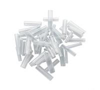 NiuLumea Lot de 200 manchons de greffage en silicone transparent pour arbres fruitiers, tubes élastiques à paroi fine, support pour branches faibles, kit de jardinage (3)
