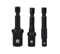 NiuLumea Lot de 3 adaptateurs de douilles 35,6 cm, 96,5 cm, 30,5 cm, barre d'extension à tige hexagonale, perceuse électrique, douilles tournevis électriques en acier au chrome vanadium, longueur 50