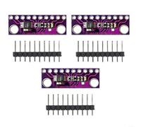 NiuLumea Lot de 3 convertisseurs I2C 16 bits pour module ADC, convertisseur large tension 2,0 V-5,5 V avec taux d'échantillonnage élevé, instruments industriels et grand public (violet)