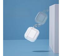 NiuLumea Lot de 3 coques flexibles transparentes en TPU pour AirPods 4 2024 avec sangle sécurisée - Résistant aux rayures pour la protection des écouteurs