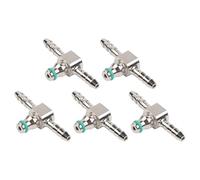 NiuLumea Lot de 5 connecteurs de clapet anti-retour d'injecteur, options 2 voies et 3 voies, plastique, caoutchouc ou fer, 110 injecteurs