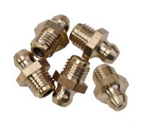 NiuLumea Lot de 5 raccords de graisse droits en laiton M8 x 1 mm Filetage de 1 mm