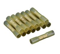 NiuLumea Lot de 60 connecteurs thermorétractables avec bornes en cuivre pur, étanches, pour moto, câblage audio domestique, 41.pour 8 x 8,2 mm/37,3 x 6,3 mm/37,5 x 6 mm (jaune/rouge/bleu)