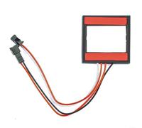 NiuLumea Lumières LED avec interrupteur à capteur tactile, DC 5-12 V - Variateur d'intensité continue, capteur tactile étanche pour salle de bain ou hôtel - Couvertures en plastique en verre (simple