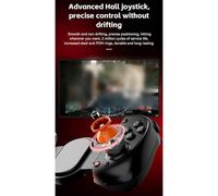 NiuLumea Manette de jeu mobile Cloud avec 6 capteurs et mode turbo, filaire ou sans fil, interrupteur, PC, noir