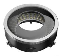 NiuLumea Microscope anti-reflet pour anneau lumineux, illuminateur polarisé à 96 LED, surfaces réfléchissantes, construction métallique, pour une rotation à 360°