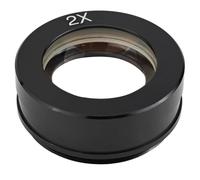 NiuLumea Microscope stéréo à objectif Barlow, objectif auxiliaire 0,3X/0,5X/0,7X/2,0X, monture 42 mm, alliage d'aluminium, pour montage d'appareil photo