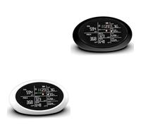 NiuLumea Moniteur de qualité de l'air intérieur 12 en 1 avec TVOC, PM25, détection HCHO, batterie portable 5000 mAh pour maison, bureau, voiture