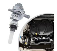 NiuLumea OnOff Robinet Robinet de Carburant Commutateur 2-3KW5-8KW Générateur Réservoirs de Carburant, Argent, 35,6 cm Tuyau Barb, Filetage M10 x 1,25