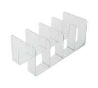 NiuLumea Organiseur de sac à main en acrylique transparent avec 4 compartiments, design empilable pour femmes et sacs fourre-tout