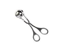 NiuLumea Pelle à boulettes de viande en acier inoxydable avec 2 tailles pour des boules parfaitement rondes, idéale pour les boulettes de viande, les cake pops, les boules de melon et la pâte à