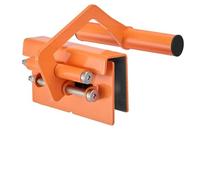 NiuLumea Pince de levage de panneau en acier inoxydable avec mâchoire auto-réglable et rembourrage EVA antidérapant pour bois, pierre et carrelage, orange