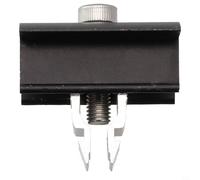 NiuLumea Pince d'extrémité de module solaire en alliage de zinc avec fonction de clic simple, support de montage pour panneau PV de 50 mm, hauteur de cadre de 30 à 50 mm pour camping-car, maison