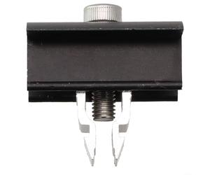 NiuLumea Pince d'extrémité de module solaire en alliage de zinc avec fonction de clic simple, support de montage pour panneau PV de 50 mm, hauteur de cadre de 30 à 50 mm pour camping-car, maison