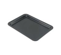 NiuLumea Plaque de cuisson rectangulaire en acier inoxydable pour pain et gâteau, sans revêtement, facile à nettoyer, répartition homogène de la chaleur, passe au four avec poignées, pour grande