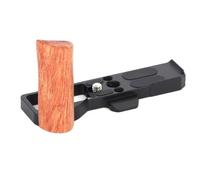 NiuLumea Poignée en bois pour appareil photo GR4, légère pour poignée en aluminium CNC avec support ARCA-for SWISS, antichoc pour la protection, design portable 55 g