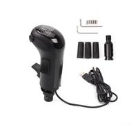 NiuLumea Pommeau de levier de vitesse USB pour Logitech G25 G27 G29 G920 G923 et Thrustmaster TH8A, levier de vitesse haut et bas Euro pour Truck Simulator 2 pour jeux PC ATS
